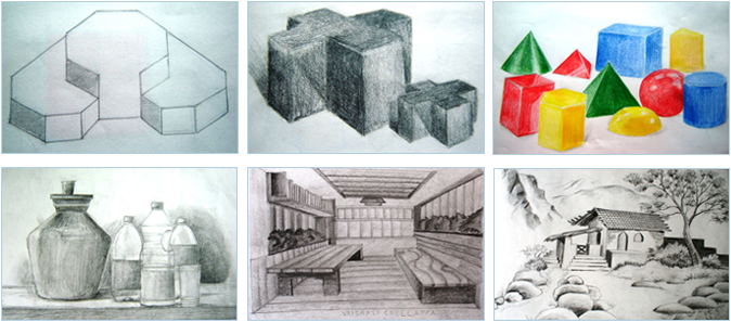 Learn about light and shade, color and perspective from Mr. Jayaram!